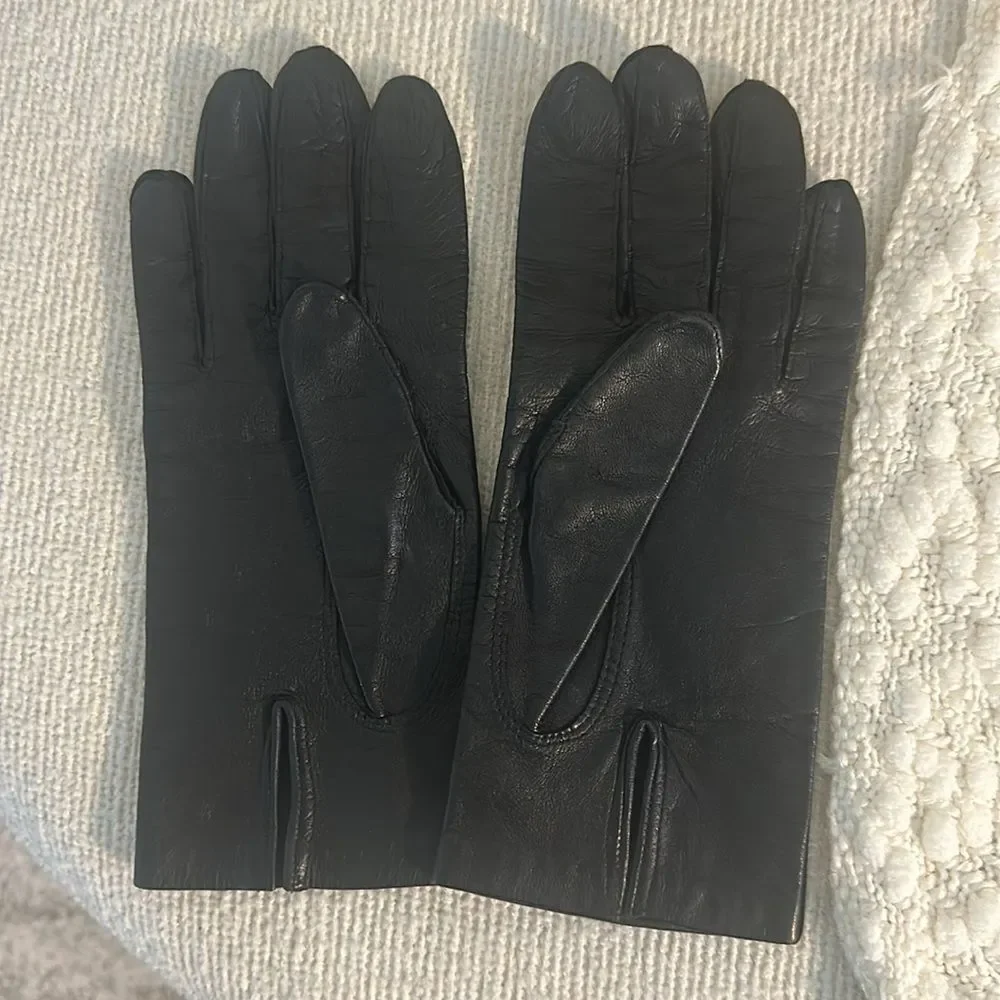 Italian Vintage Leather Women’s Gloves 7.5